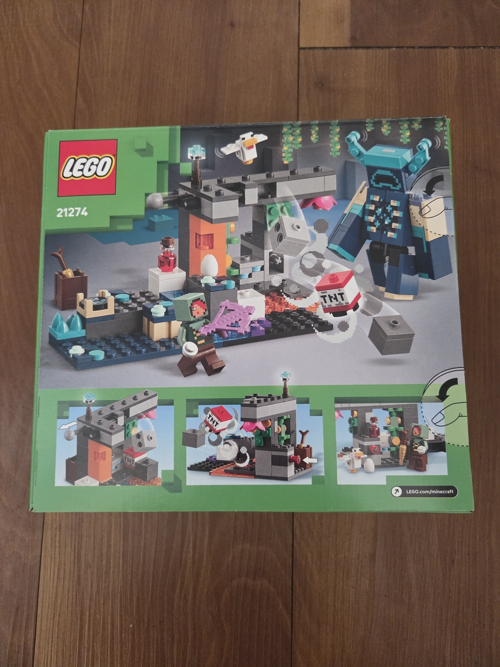 LEGO Minecraft The Warden Encounter Building Set 21274